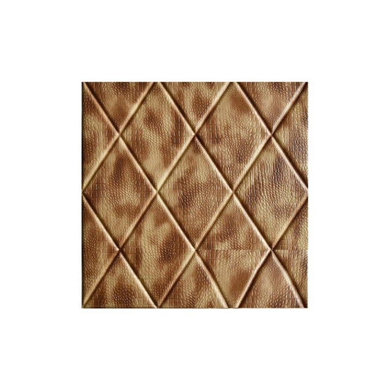 Contemporary Wall Paneling 3D Embossed Waterproof Wall Paneling Brown Clearhalo 'Flooring 'Home Improvement' 'home_improvement' 'home_improvement_wall_paneling' 'Wall Paneling' 'wall_paneling' 'Walls & Ceilings' Walls and Ceiling' 7417066