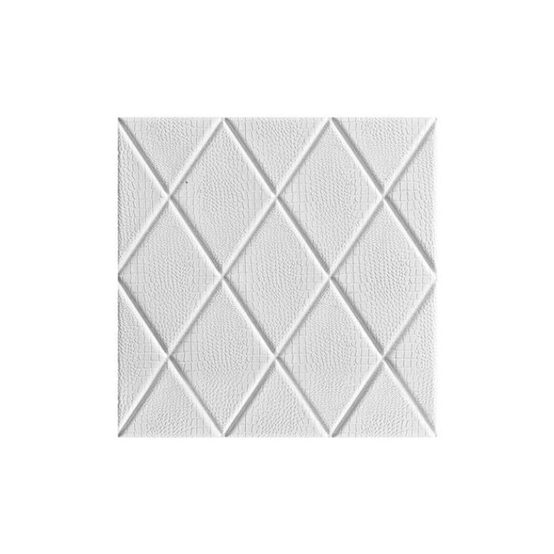 Contemporary Wall Paneling 3D Embossed Waterproof Wall Paneling Milky White Clearhalo 'Flooring 'Home Improvement' 'home_improvement' 'home_improvement_wall_paneling' 'Wall Paneling' 'wall_paneling' 'Walls & Ceilings' Walls and Ceiling' 7417074