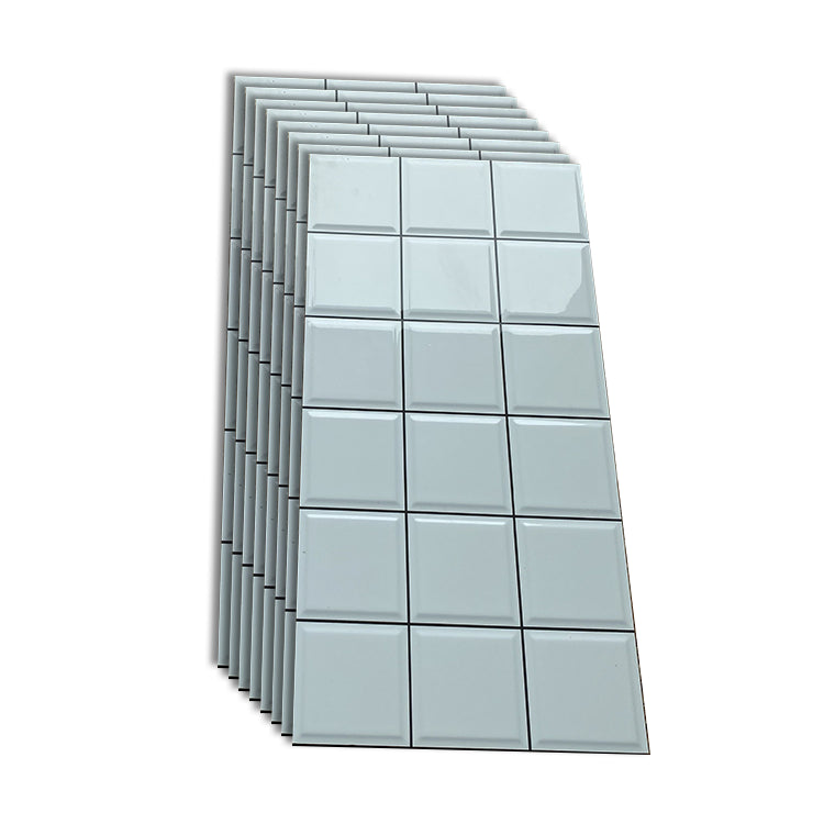 12" X 24" White Subway Tile Mixed Material Rectangular Shower Wall Tile Pearl White Matte Clearhalo 'Floor Tiles & Wall Tiles' 'floor_tiles_wall_tiles' 'Flooring 'Home Improvement' 'home_improvement' 'home_improvement_floor_tiles_wall_tiles' Walls and Ceiling' 7422820