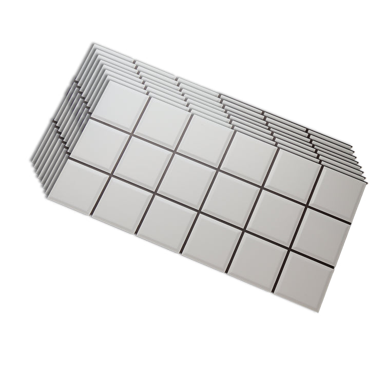 12" X 24" White Subway Tile Mixed Material Rectangular Shower Wall Tile Textured White Matte Clearhalo 'Floor Tiles & Wall Tiles' 'floor_tiles_wall_tiles' 'Flooring 'Home Improvement' 'home_improvement' 'home_improvement_floor_tiles_wall_tiles' Walls and Ceiling' 7422825