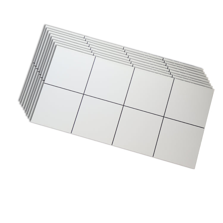 12" X 24" White Subway Tile Mixed Material Rectangular Shower Wall Tile Matte White Matte Clearhalo 'Floor Tiles & Wall Tiles' 'floor_tiles_wall_tiles' 'Flooring 'Home Improvement' 'home_improvement' 'home_improvement_floor_tiles_wall_tiles' Walls and Ceiling' 7422830