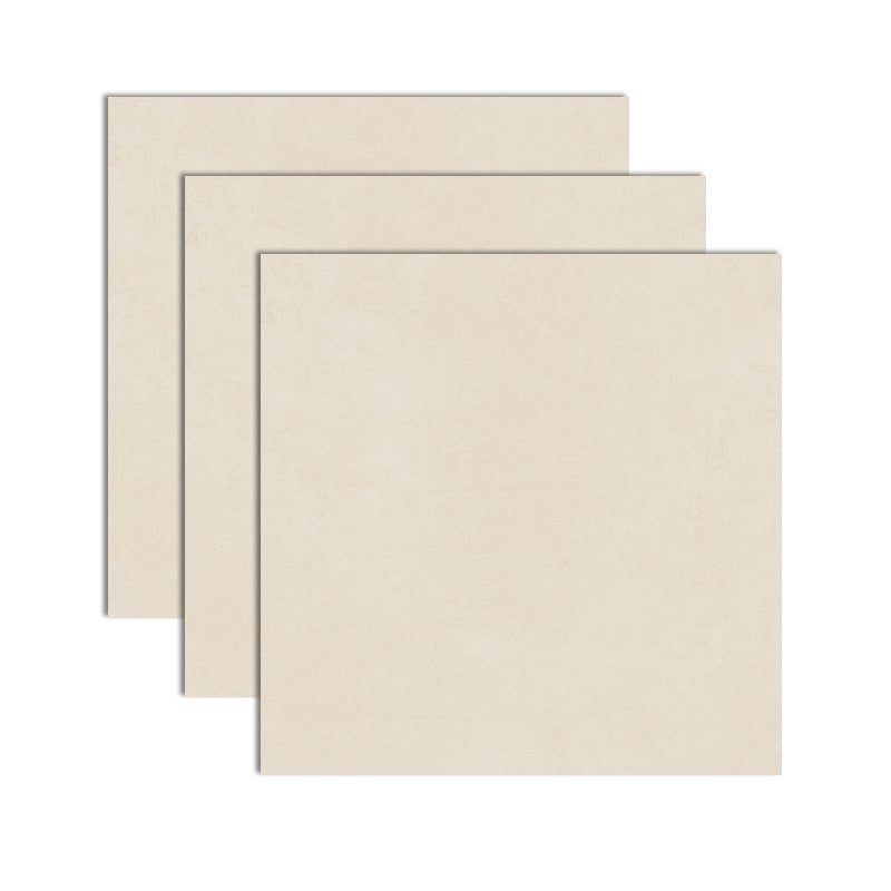Rectangle Floor Tile Pure Color Straight Edge Floor Tile for Living Room Butter Yellow 31"L x 31"W Clearhalo 'Floor Tiles & Wall Tiles' 'floor_tiles_wall_tiles' 'Flooring 'Home Improvement' 'home_improvement' 'home_improvement_floor_tiles_wall_tiles' Walls and Ceiling' 7422861