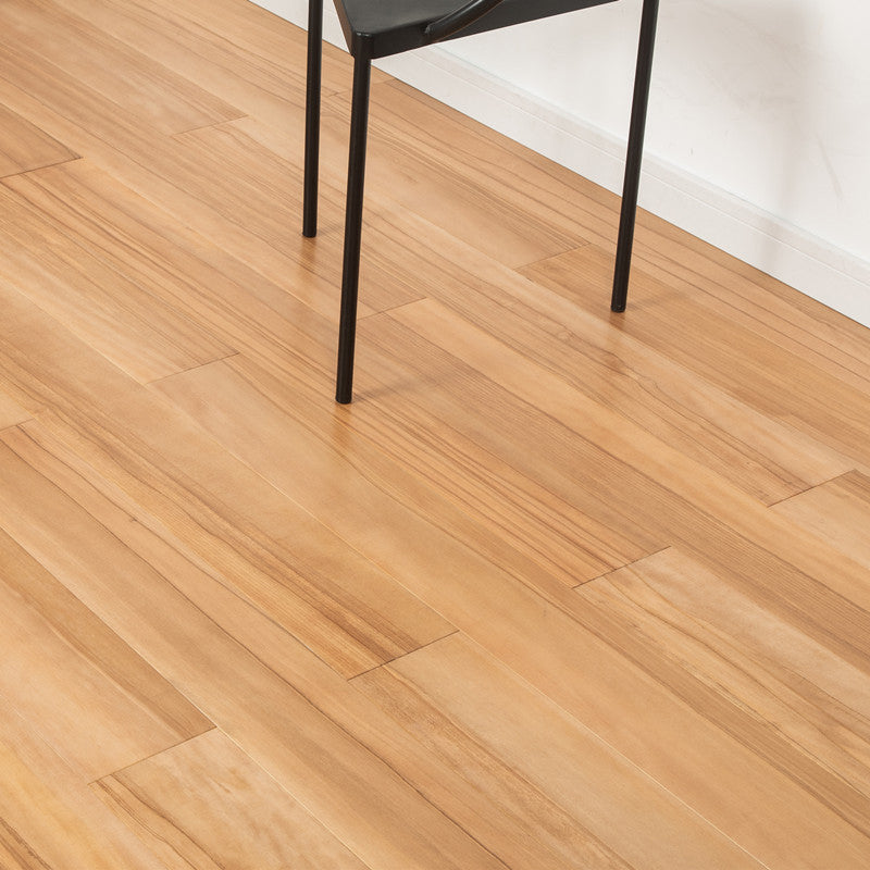 Rectangle Flooring Planks Solid Wood Interlocking Walnut Wooden Floor 47"L x 6"W Teak Clearhalo 'Flooring 'Hardwood Flooring' 'hardwood_flooring' 'Home Improvement' 'home_improvement' 'home_improvement_hardwood_flooring' Walls and Ceiling' 7423789