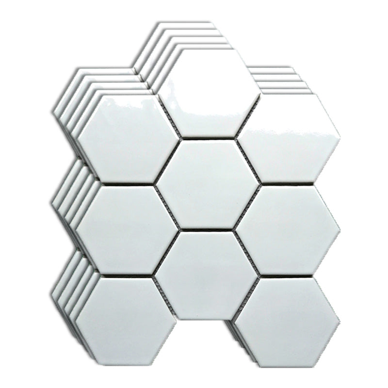 Wall and Floor Tile Straight Edge Geometric Pattern Wall and Floor Tile White 11.7"L x 10.1"W x 0.2"H Clearhalo 'Floor Tiles & Wall Tiles' 'floor_tiles_wall_tiles' 'Flooring 'Home Improvement' 'home_improvement' 'home_improvement_floor_tiles_wall_tiles' Walls and Ceiling' 7424129