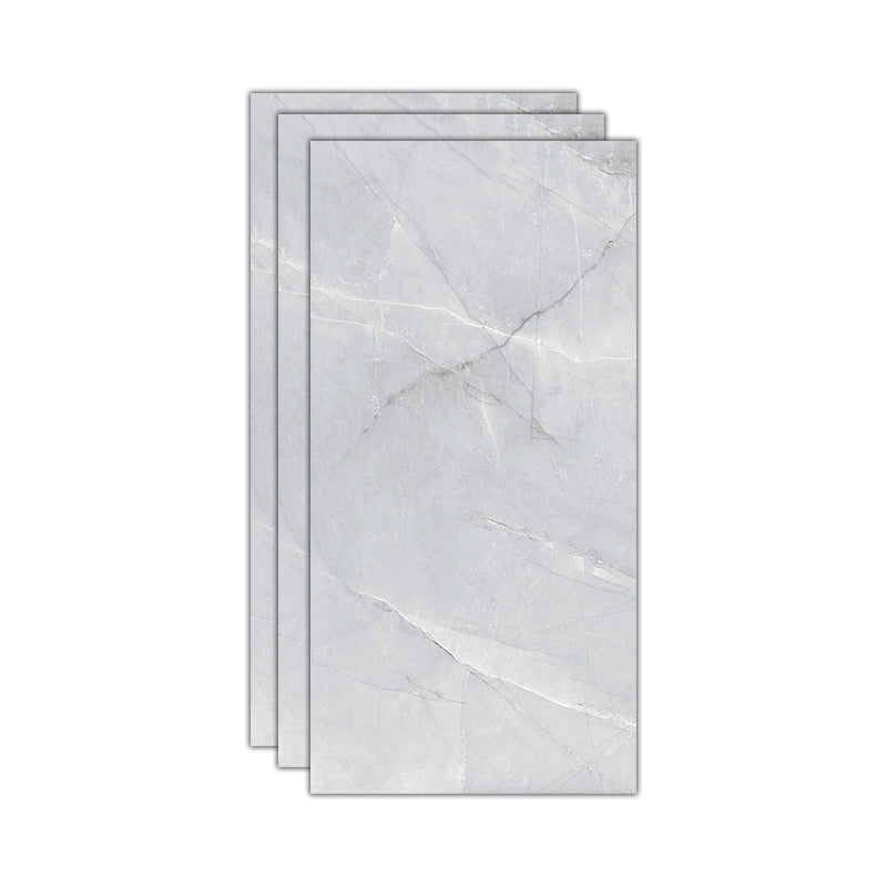 Contemporary Floor and Wall Tile Porcelain Marble Printed Frosted Tile Light Gray Clearhalo 'Floor Tiles & Wall Tiles' 'floor_tiles_wall_tiles' 'Flooring 'Home Improvement' 'home_improvement' 'home_improvement_floor_tiles_wall_tiles' Walls and Ceiling' 7466584