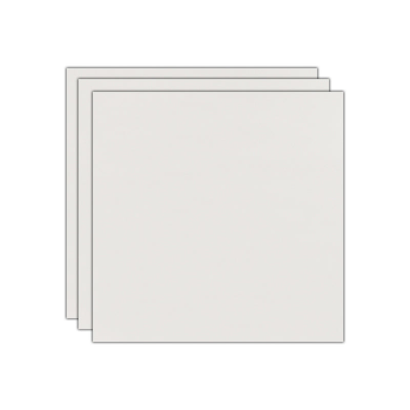 Square Pure Color Floor Tile Scratch Resistant Straight Edge Floor Tile Cream White 31"L x 31"W x 0.4"H Clearhalo 'Floor Tiles & Wall Tiles' 'floor_tiles_wall_tiles' 'Flooring 'Home Improvement' 'home_improvement' 'home_improvement_floor_tiles_wall_tiles' Walls and Ceiling' 7466707
