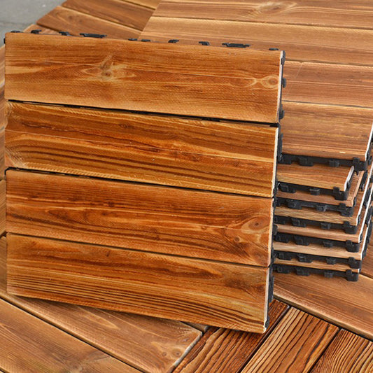 12" X 12" Square Hardwood Flooring Click-Locking Pine Wood Flooring Tiles Clearhalo 'Flooring 'Hardwood Flooring' 'hardwood_flooring' 'Home Improvement' 'home_improvement' 'home_improvement_hardwood_flooring' Walls and Ceiling' 7467298