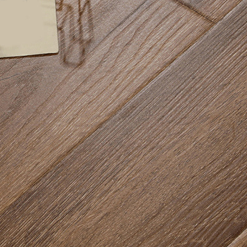 Traditional Floor Bullnose Click-Locking Wire Brushed Side Trim Piece Brown Clearhalo 'Flooring 'Hardwood Flooring' 'hardwood_flooring' 'Home Improvement' 'home_improvement' 'home_improvement_hardwood_flooring' Walls and Ceiling' 7467419