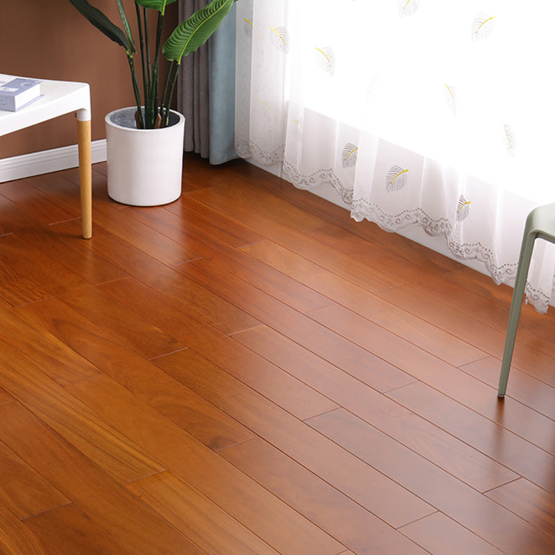 Traditional Flooring Tiles Distressed Click-Locking Wooden Wall Planks Teak Clearhalo 'Flooring 'Hardwood Flooring' 'hardwood_flooring' 'Home Improvement' 'home_improvement' 'home_improvement_hardwood_flooring' Walls and Ceiling' 7467466