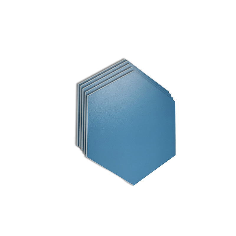 Peel and Stick Tiles Hexagonal Peel and Stick Backsplash 20 Pack Blue 20-Piece Set Clearhalo 'Flooring 'Home Improvement' 'home_improvement' 'home_improvement_peel_stick_blacksplash' 'Peel & Stick Backsplash Tile' 'peel_stick_blacksplash' 'Walls & Ceilings' Walls and Ceiling' 7467549