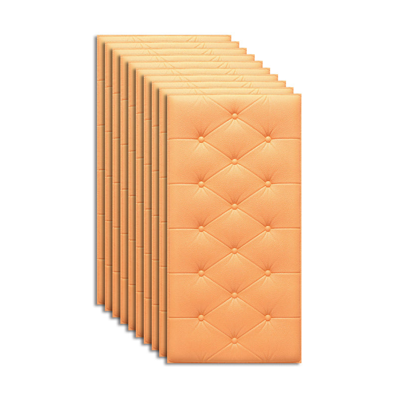 Plastic Wall Access Panel Contemporary 3D Wall Access Panel with Waterproof Orange Clearhalo 'Flooring 'Home Improvement' 'home_improvement' 'home_improvement_wall_paneling' 'Wall Paneling' 'wall_paneling' 'Walls & Ceilings' Walls and Ceiling' 7468048