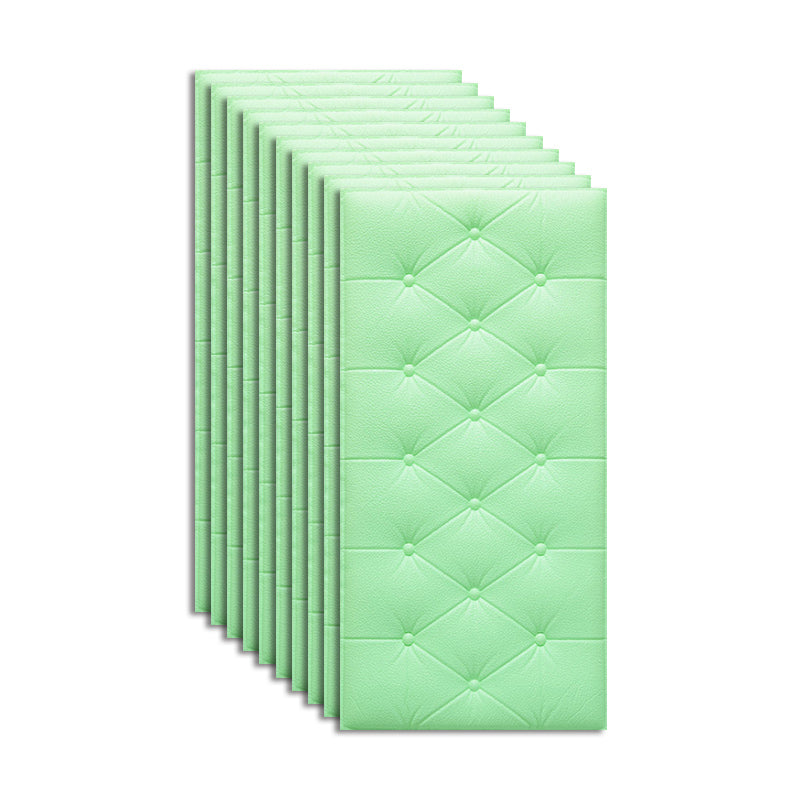 Plastic Wall Access Panel Contemporary 3D Wall Access Panel with Waterproof Green Clearhalo 'Flooring 'Home Improvement' 'home_improvement' 'home_improvement_wall_paneling' 'Wall Paneling' 'wall_paneling' 'Walls & Ceilings' Walls and Ceiling' 7468052