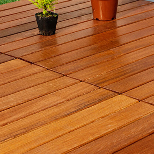Wood Patio Flooring Tiles Outdoor Interlocking Decking Tiles with Waterproof Clearhalo 'Home Improvement' 'home_improvement' 'home_improvement_outdoor_deck_tiles_planks' 'Outdoor Deck Tiles & Planks' 'Outdoor Flooring & Tile' 'Outdoor Remodel' 'outdoor_deck_tiles_planks' 7481011
