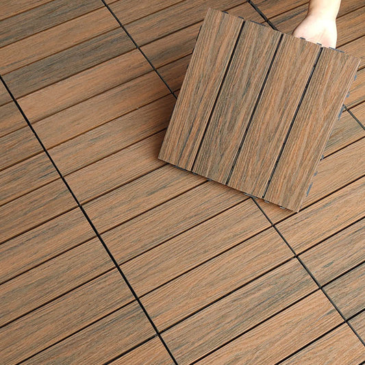 Outdoor Deck Flooring Tiles Composite Waterproof Patio Flooring Tiles Clearhalo 'Home Improvement' 'home_improvement' 'home_improvement_outdoor_deck_tiles_planks' 'Outdoor Deck Tiles & Planks' 'Outdoor Flooring & Tile' 'Outdoor Remodel' 'outdoor_deck_tiles_planks' 7481065