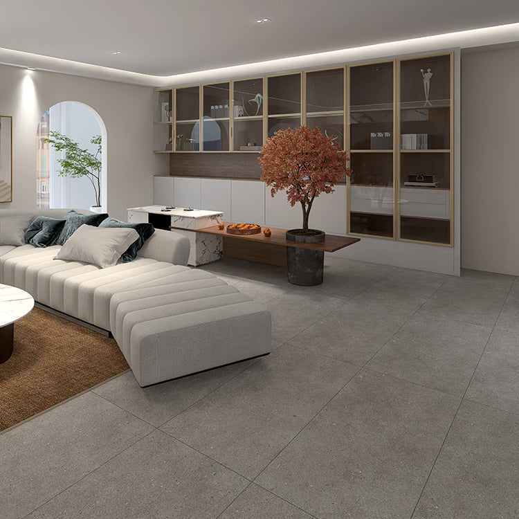 Modern Rectangle Tile Porcelain Plain Frosted Floor and Wall Tile Clearhalo 'Floor Tiles & Wall Tiles' 'floor_tiles_wall_tiles' 'Flooring 'Home Improvement' 'home_improvement' 'home_improvement_floor_tiles_wall_tiles' Walls and Ceiling' 7483240