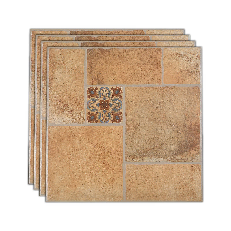 Vintage Square Floor and Wall Tile Natural Stone Wall & Floor Tile Light Orange Clearhalo 'Floor Tiles & Wall Tiles' 'floor_tiles_wall_tiles' 'Flooring 'Home Improvement' 'home_improvement' 'home_improvement_floor_tiles_wall_tiles' Walls and Ceiling' 7483298