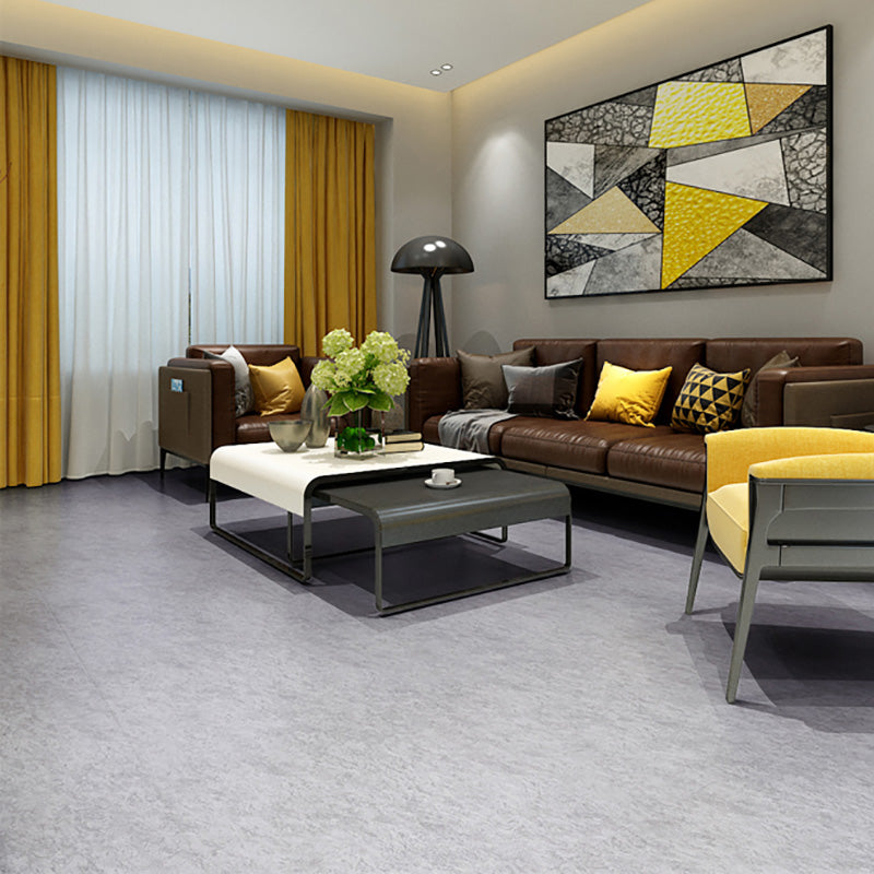 Waterproof PVC Flooring Square Peel and Stick Fire Resistant PVC Flooring Light Gray 96.9 sq ft. - 27 Pieces Clearhalo 'Flooring 'Home Improvement' 'home_improvement' 'home_improvement_vinyl_flooring' 'Vinyl Flooring' 'vinyl_flooring' Walls and Ceiling' 7483537