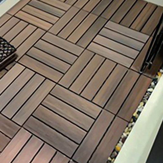 Outdoor Patio Flooring Tiles Composite Patio Flooring Tiles with Waterproof Clearhalo 'Home Improvement' 'home_improvement' 'home_improvement_outdoor_deck_tiles_planks' 'Outdoor Deck Tiles & Planks' 'Outdoor Flooring & Tile' 'Outdoor Remodel' 'outdoor_deck_tiles_planks' 7506630