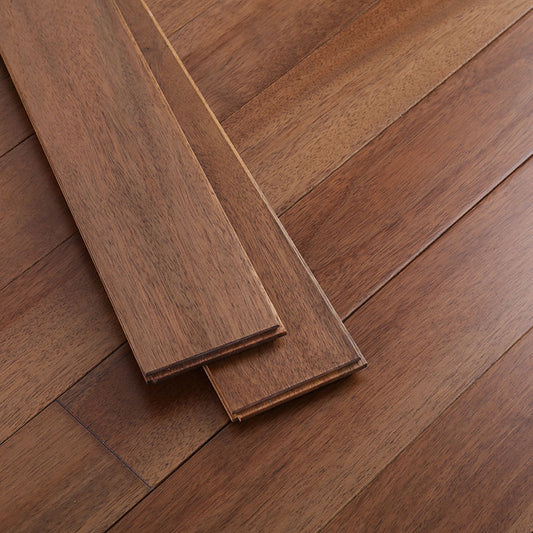 Traditional Wood Flooring Tiles Click-Locking Wire Brushed Hardwood Flooring Clearhalo 'Flooring 'Hardwood Flooring' 'hardwood_flooring' 'Home Improvement' 'home_improvement' 'home_improvement_hardwood_flooring' Walls and Ceiling' 7510321