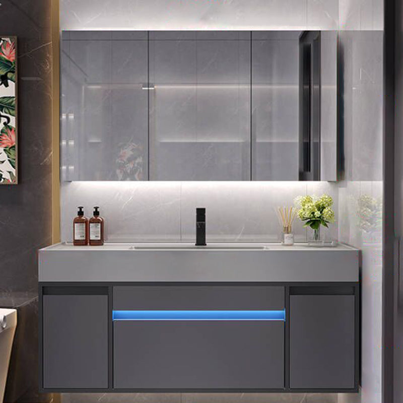 Wall Mount Faucet Included Sink Vanity with Mirror Sink for Bathroom Vanity & Faucet & Mirror Cabinet https: res.litfad.com site img item 2023 03 16 7818556 1200x1200.jpg Clearhalo 'Bathroom Remodel & Bathroom Fixtures' 'Bathroom Vanities' 'bathroom_vanities' 'Home Improvement' 'home_improvement' 'home_improvement_bathroom_vanities' 7818556