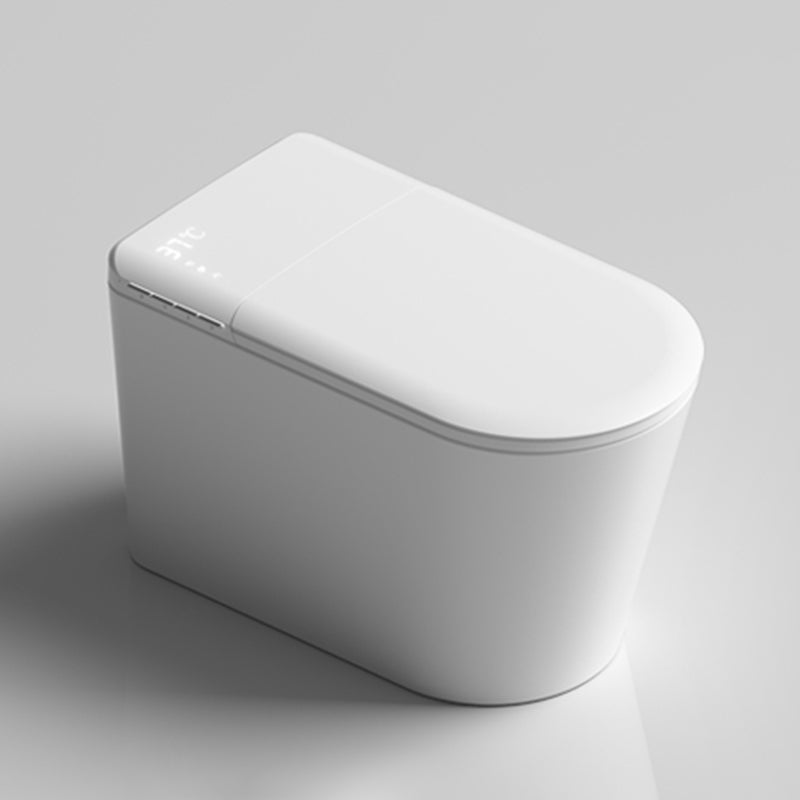 15.7"w Ceramic Smart Floor Mount Bidet in White with Heated Seat No Clearhalo 'Bathroom Remodel & Bathroom Fixtures' 'Bidets' 'Home Improvement' 'home_improvement' 'home_improvement_bidets' 'Toilets & Bidets' 7878571