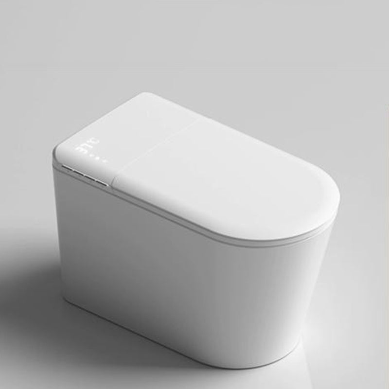 15.7" W Elongated Floor Standing Bidet in White with Heated Seat Radar Flip (Upgrading) 12" Clearhalo 'Bathroom Remodel & Bathroom Fixtures' 'Bidets' 'Home Improvement' 'home_improvement' 'home_improvement_bidets' 'Toilets & Bidets' 8033613