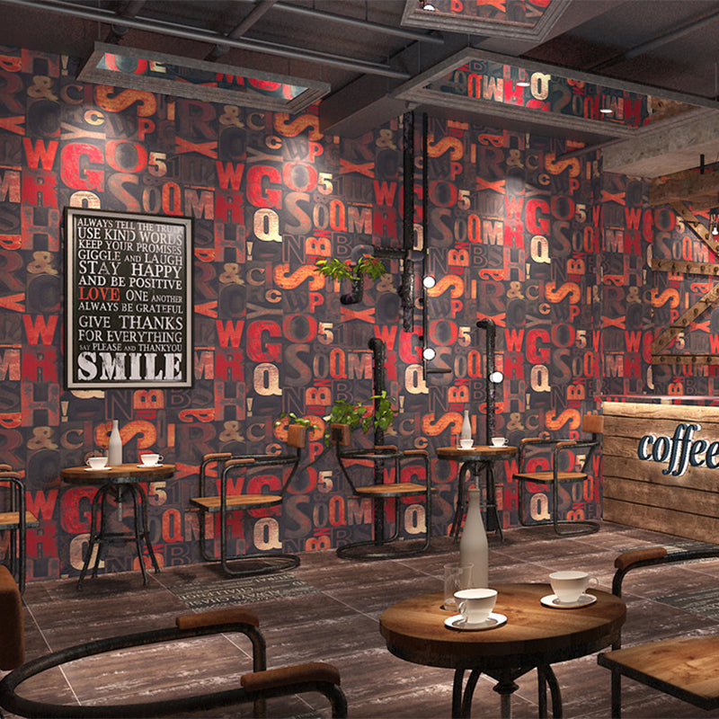 Plaster 20.5"W x 33'L Retro American Modern Non-Pasted Wallpaper Clearhalo 'Industrial wall decor' 'Industrial' 'Wallpaper' Wall Decor' 883716