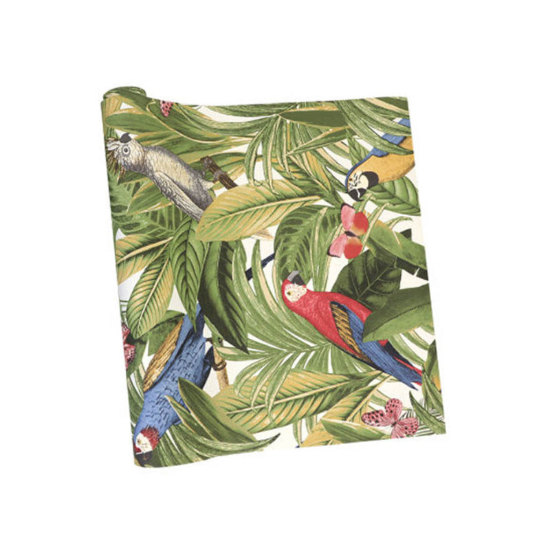 Tropical Banana Leaf Wallpaper Stain-Resistant Non-Pasted, 20.5-inch x 33-foot Clearhalo 'Modern wall decor' 'Modern' 'Tropical wall decor' 'Tropical' 'Wallpaper' Wall Decor' 893443