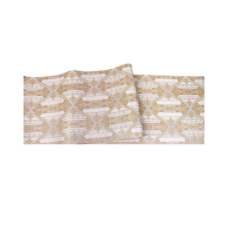 Non-Pasted Wall Art with Neutral Color Grid and Harlequin, 20.5-inch x 33-foot Clearhalo 'Vintage wall decor' 'Vintage' 'Wallpaper' Wall Decor' 915148