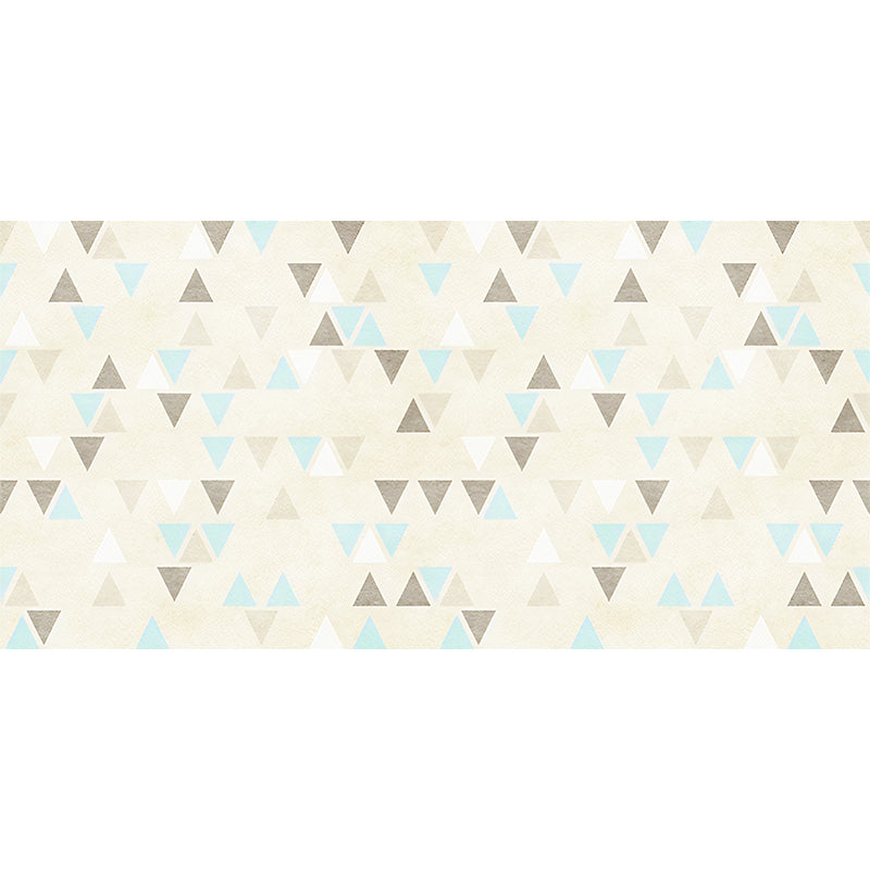 Decorative Triangle Wall Decor Custom-Made Minimalist Wall Mural for Coffee Shop Clearhalo 'Wall Decor' 'Wall Mural' 918284