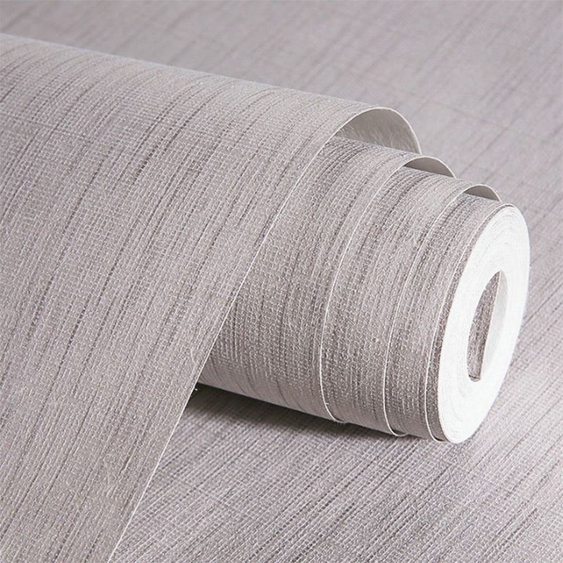 Modern Textured Stripe Wallpaper Stain-Resistant Non-Pasted Wall Covering, 33-foot x 20.5-inch Clearhalo 'Modern wall decor' 'Modern' 'Wallpaper' Wall Decor' 919993