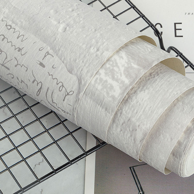 Vintage Newspaper Wall Decor Water-Resistant Non-Pasted Wallpaper Roll, 33-foot x 20.5-inch Clearhalo 'Industrial wall decor' 'Industrial' 'Wallpaper' Wall Decor' 922269