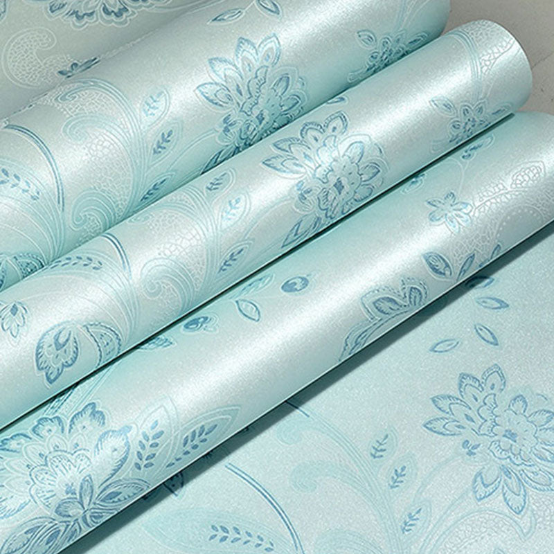 33' x 20.5" Romantic Wallpaper with 3D Print Garden Flower, Non-Pasted Clearhalo 'Country wall decor' 'Rustic' 'Wallpaper' Wall Decor' 927511