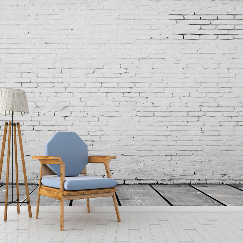 Moisture-Resistant Brick Wall Art Non-Woven Contemporary Wall Mural for Accent Wall Clearhalo 'Wall Decor' 'Wall Mural' 969731