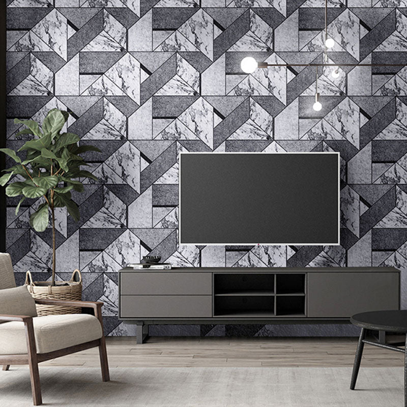 Neutral Color Modern Wallpaper Roll 20.5" by 33' Color Block Wall Art for Coffee Shop Decoration Clearhalo 'Modern wall decor' 'Modern' 'Wallpaper' Wall Decor' 992164