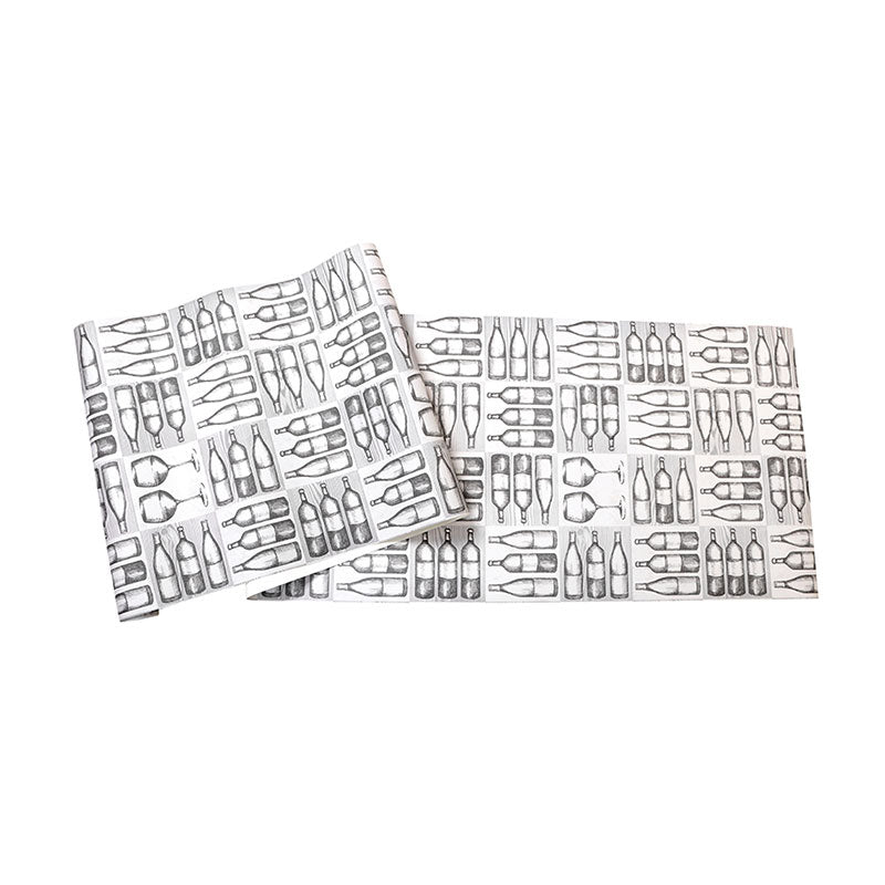 Wine Bottles Wallpaper Roll for Coffee Shop Decor in Natural Color, 20.5"W x 33'L Clearhalo 'Industrial wall decor' 'Industrial' 'Wallpaper' Wall Decor' 992600