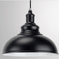 Factory Cylinder/Dome Pendant Lamp 1-Light Ceramic Hanging Light Kit in Black for Dining Room Clearhalo 'Art Deco Pendants' 'Cast Iron' 'Ceiling Lights' 'Ceramic' 'Crystal' 'Industrial Pendants' 'Industrial' 'Metal' 'Middle Century Pendants' 'Pendant Lights' 'Pendants' 'Tiffany' Lighting' 0000
