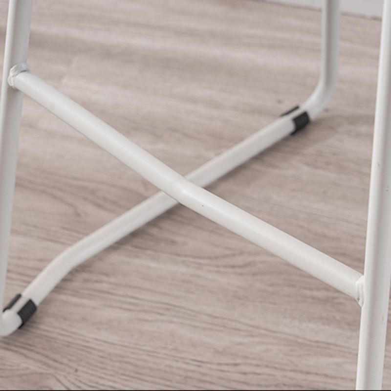 Modern Armless Backrest Counter Stool Iron Milk Tea Shop Bar Stool with Plastic Seat Clearhalo 'Bar Furniture' 'Bar Stools' 'bar_stools' 'furn' 'furn_bar_stools' 'furniture_bar_stools' 'Kitchen & Dining Furniture' 'kitchen&dining_furn' 'kitchen' 'kitchen_furn' Furniture' 1200x1200_0001e2c4-4fdc-4c3e-bb63-901126be8b18