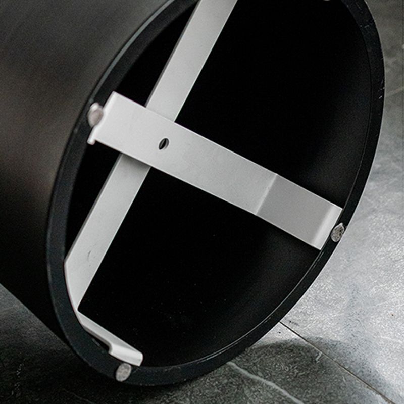 Contemporary Round Bar Height Table Metal Base Bar Table in Black and White Clearhalo 'Bar Furniture' 'Bar Tables' 'bar_tables' 'furn' 'furn_bar_tables' 'Furniture' 'Kitchen & Dining Furniture' 1200x1200_000231b1-60a1-4ae8-82a0-5e3bc06371a3