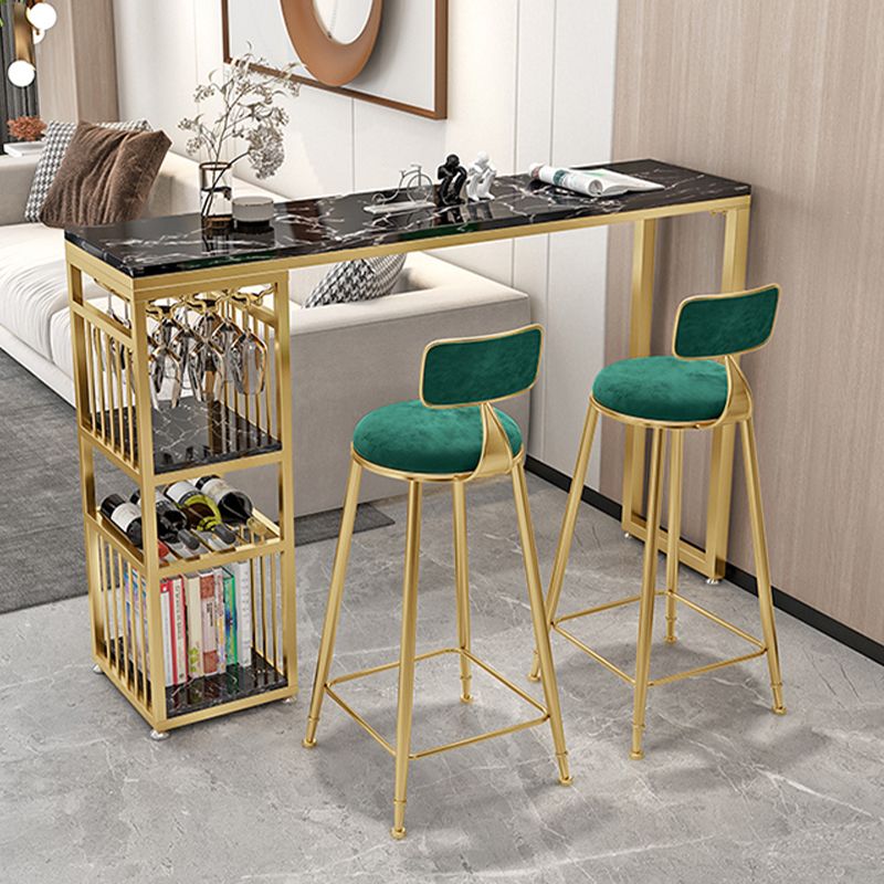 Industrial Armless Dining Stools Round Bar Stools with Metal Base Clearhalo 'Bar Furniture' 'Bar Stools' 'bar_stools' 'furn' 'furn_bar_stools' 'Furniture' 'Kitchen & Dining Furniture' 1200x1200_00029860-0aee-4391-94bf-9d58de166cc0