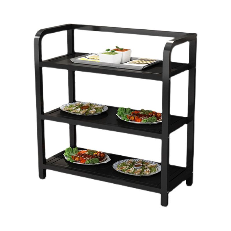 Moderne open opslagbereidingstafel rechthoekige eetkamer voorbereidende tafel