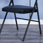 Moderne stijl open rug metalen vouwbare armloze eetkamerstoelen (set van 1/4/8)