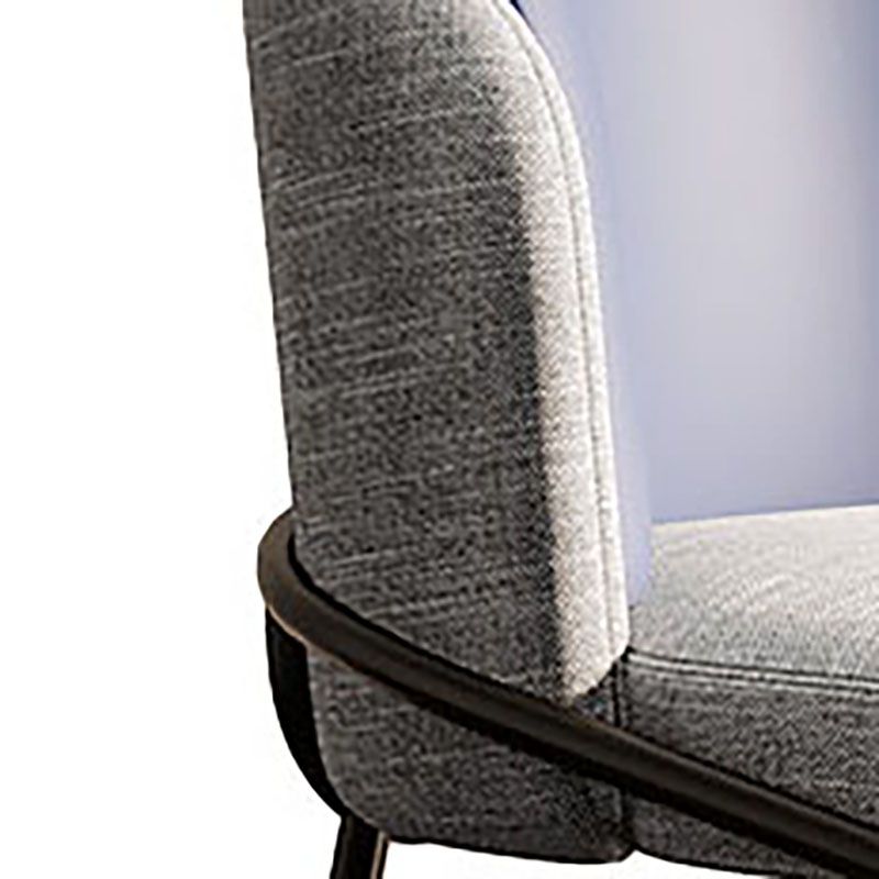 Nordic Design Armless Solid Back Chair for Home Linen Dining Chair Clearhalo 'Dining Chairs' 'Dining Tables & Seating' 'dining_chair' 'furn' 'furn_dining_chair' 'Furniture' 'furniture_dining_chair' 'Kitchen & Dining Furniture' 1200x1200_00043b7c-ac62-46ae-8b2d-2e09bcd487dd