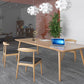 Contemporary Kitchen Khaki Dining Table Solid Wood Rectangle Dining Table with 4 Legs Base Clearhalo ' dining_table' 'Dining Tables & Seating' 'Dining Tables' 'furn' 'furn_dining_table' 'Furniture' 'furniture_dining_table' 'Kitchen & Dining Furniture' 'kitchen&dining_furn' 'kitchen' 'kitchen_dining_table' 1200x1200_00057ca9-13aa-47df-9f2e-177ba9acb8e7