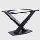Minimalist Kitchen Gray Dining Table Sintered Stone Rectangle Dining Table with Pedestal Base Clearhalo ' dining_table' 'Dining Tables & Seating' 'Dining Tables' 'furn' 'furn_dining_table' 'Furniture' 'furniture_dining_table' 'Kitchen & Dining Furniture' 'kitchen&dining_furn' 'kitchen' 'kitchen_dining_table' 1200x1200_0005c4aa-5396-44dc-883c-d901257eb92f
