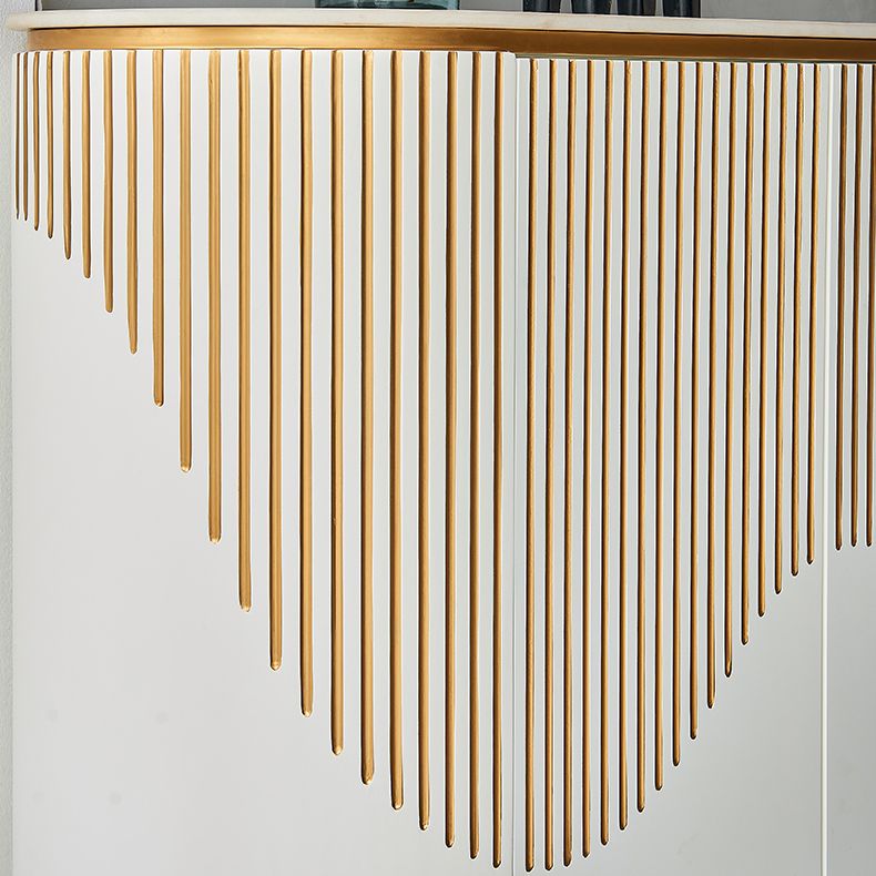 Estantería ajustable aparador blanco gabinete diseñada de madera credenza