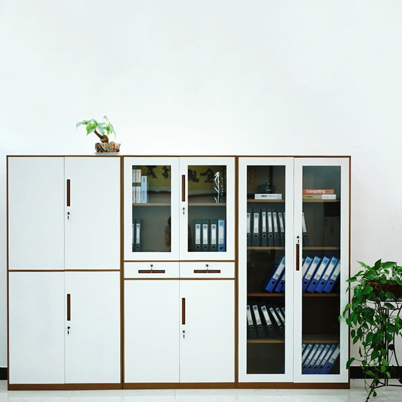 Modern File Cabinet Storage Shelves Color Block File Cabinet for Home or Office