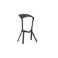 Tabouret de bar en plastique industriel Tabouret de hauteur de bar empilable d'intérieur