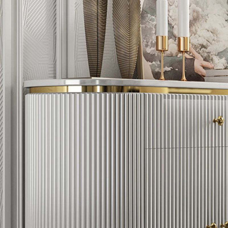 Glam Style Sideboard Buffet Faux Marble Cabinets Buffet Sideboard Clearhalo 'buffet_sideboard' 'Buffets & Sideboards' 'furn' 'furn_buffet_sideboard' 'Furniture' 'Kitchen & Dining Furniture' 1200x1200_000ac3a3-9860-4c74-a115-84d01b8a0f4f