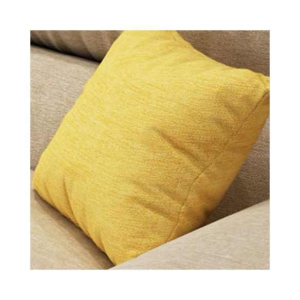 Modern Reversible Chaise Sofa with Pillows Flared Arm Sofa for Living Room Clearhalo 'furn' 'furn_sectionals' 'Furniture' 'furniture_sectionals' 'kitchen' 'kitchen_sectionals' 'Living Room Furniture' 'Sectionals' 1200x1200_000ae728-089c-4758-bdb1-23d8af57d2ae